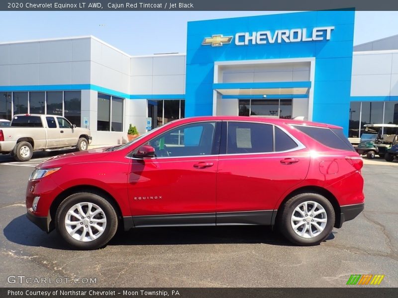 Cajun Red Tintcoat / Jet Black 2020 Chevrolet Equinox LT AWD