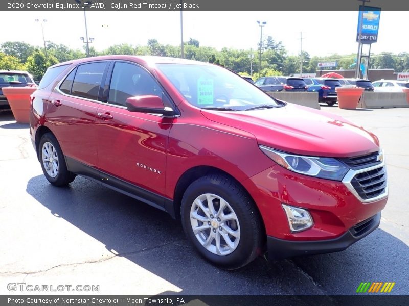 Cajun Red Tintcoat / Jet Black 2020 Chevrolet Equinox LT AWD