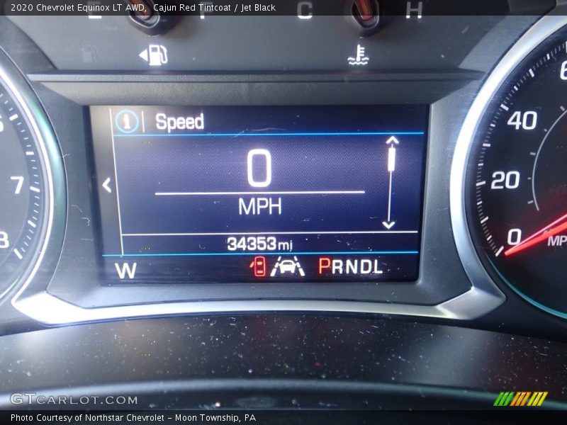 Cajun Red Tintcoat / Jet Black 2020 Chevrolet Equinox LT AWD