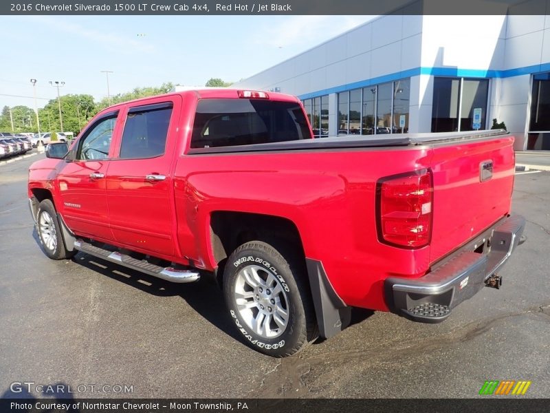 Red Hot / Jet Black 2016 Chevrolet Silverado 1500 LT Crew Cab 4x4