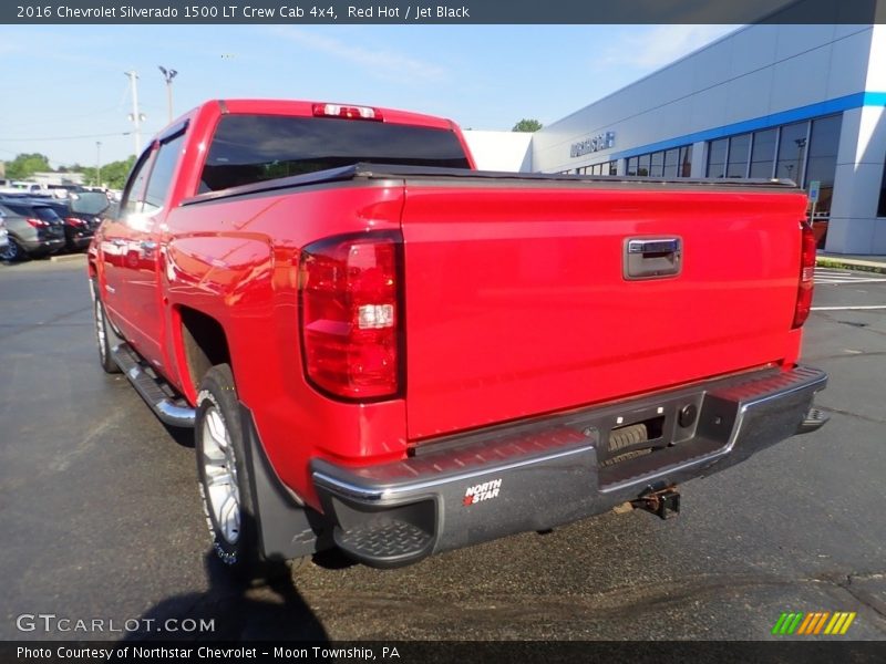 Red Hot / Jet Black 2016 Chevrolet Silverado 1500 LT Crew Cab 4x4