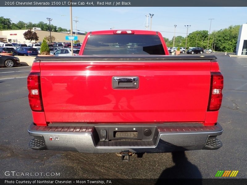 Red Hot / Jet Black 2016 Chevrolet Silverado 1500 LT Crew Cab 4x4