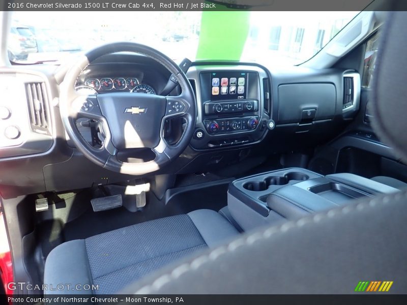 Red Hot / Jet Black 2016 Chevrolet Silverado 1500 LT Crew Cab 4x4