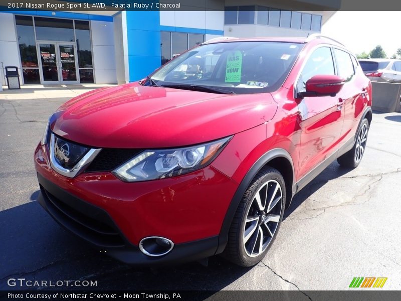 Palatial Ruby / Charcoal 2017 Nissan Rogue Sport SL AWD