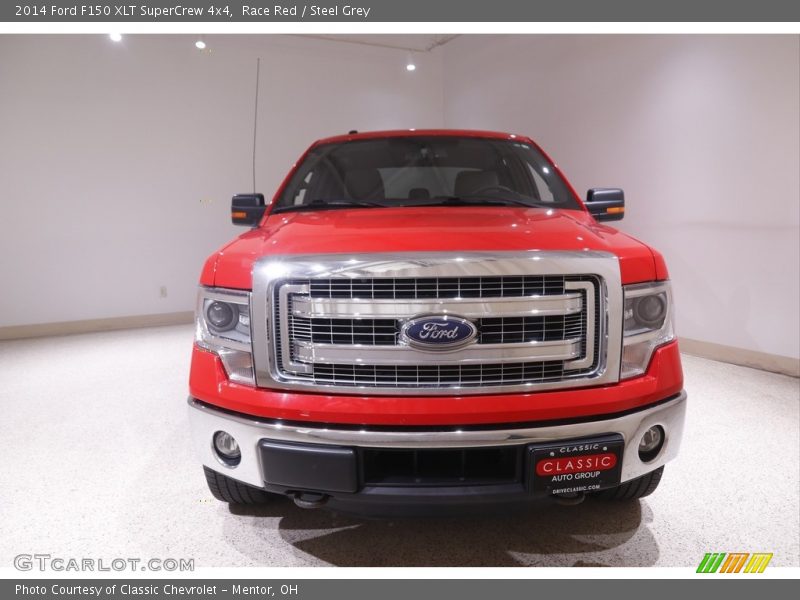 Race Red / Steel Grey 2014 Ford F150 XLT SuperCrew 4x4