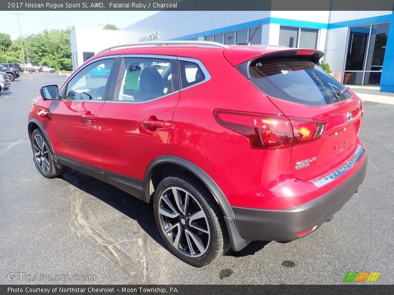 Palatial Ruby / Charcoal 2017 Nissan Rogue Sport SL AWD