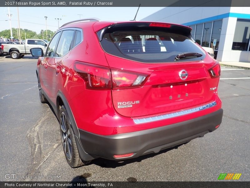 Palatial Ruby / Charcoal 2017 Nissan Rogue Sport SL AWD