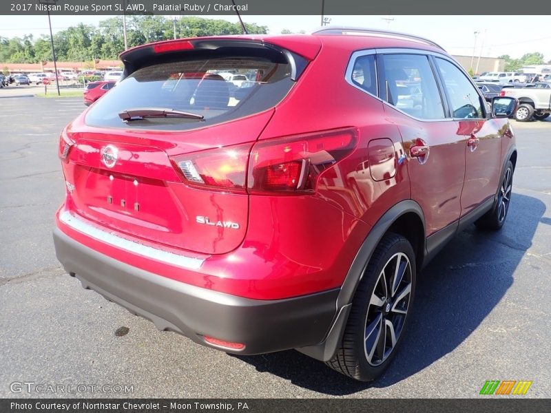 Palatial Ruby / Charcoal 2017 Nissan Rogue Sport SL AWD
