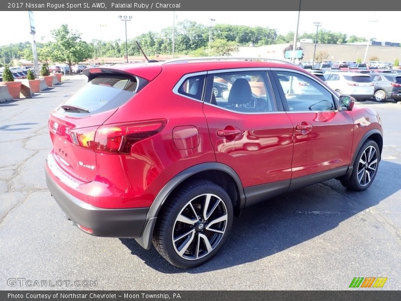 Palatial Ruby / Charcoal 2017 Nissan Rogue Sport SL AWD