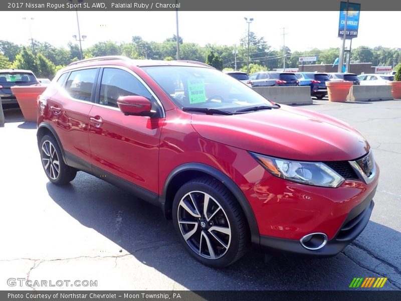 Palatial Ruby / Charcoal 2017 Nissan Rogue Sport SL AWD