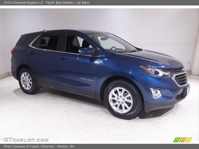 Pacific Blue Metallic / Jet Black 2019 Chevrolet Equinox LT