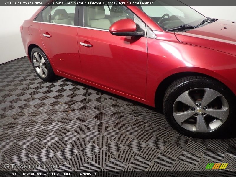 Crystal Red Metallic Tintcoat / Cocoa/Light Neutral Leather 2011 Chevrolet Cruze LTZ