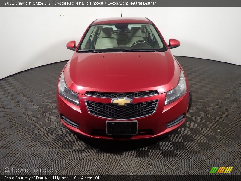 Crystal Red Metallic Tintcoat / Cocoa/Light Neutral Leather 2011 Chevrolet Cruze LTZ