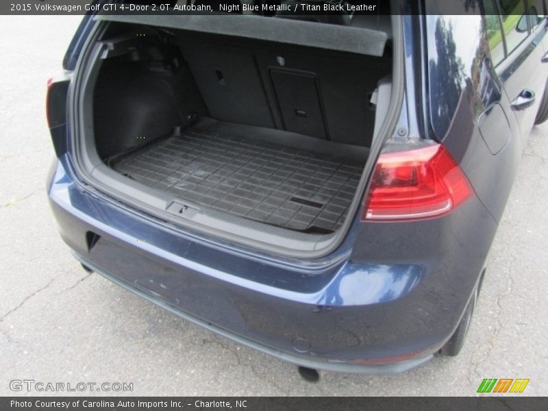 Night Blue Metallic / Titan Black Leather 2015 Volkswagen Golf GTI 4-Door 2.0T Autobahn