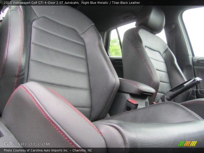 Night Blue Metallic / Titan Black Leather 2015 Volkswagen Golf GTI 4-Door 2.0T Autobahn