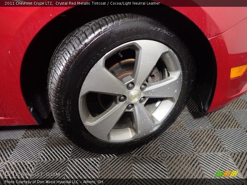 Crystal Red Metallic Tintcoat / Cocoa/Light Neutral Leather 2011 Chevrolet Cruze LTZ