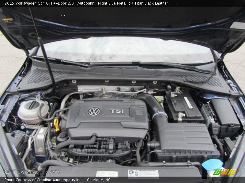 Night Blue Metallic / Titan Black Leather 2015 Volkswagen Golf GTI 4-Door 2.0T Autobahn