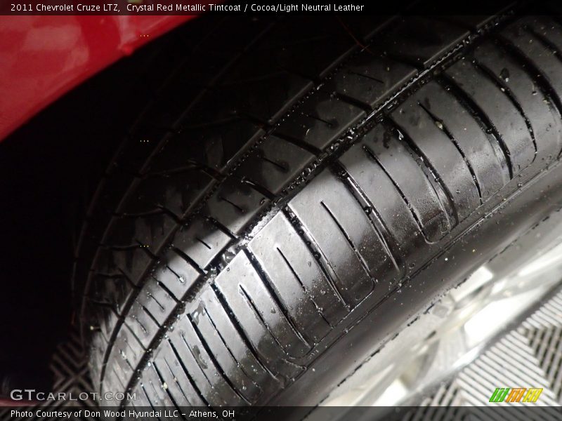 Crystal Red Metallic Tintcoat / Cocoa/Light Neutral Leather 2011 Chevrolet Cruze LTZ
