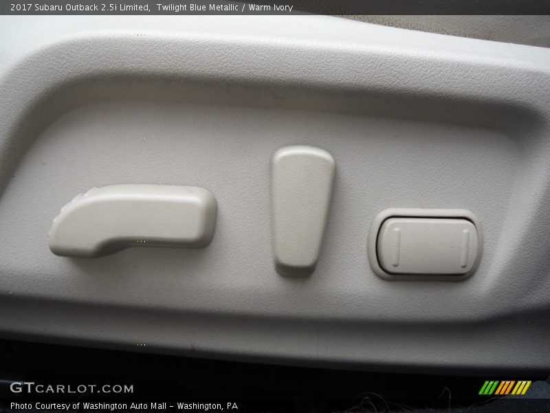 Twilight Blue Metallic / Warm Ivory 2017 Subaru Outback 2.5i Limited
