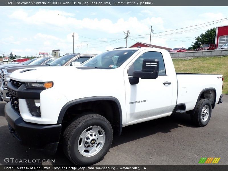 Front 3/4 View of 2020 Silverado 2500HD Work Truck Regular Cab 4x4
