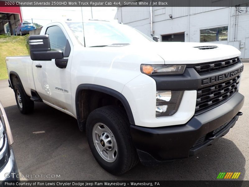 Summit White / Jet Black 2020 Chevrolet Silverado 2500HD Work Truck Regular Cab 4x4