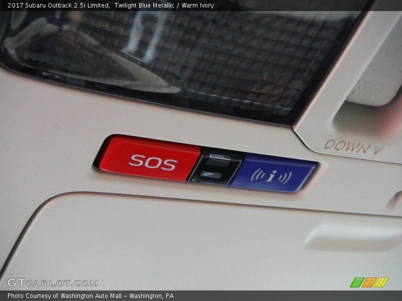 Twilight Blue Metallic / Warm Ivory 2017 Subaru Outback 2.5i Limited