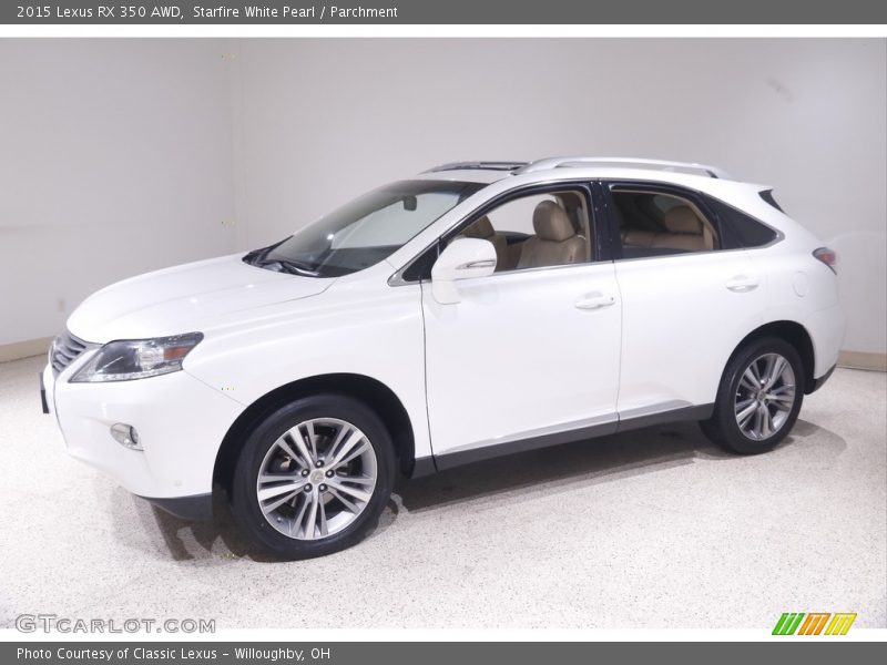 Starfire White Pearl / Parchment 2015 Lexus RX 350 AWD