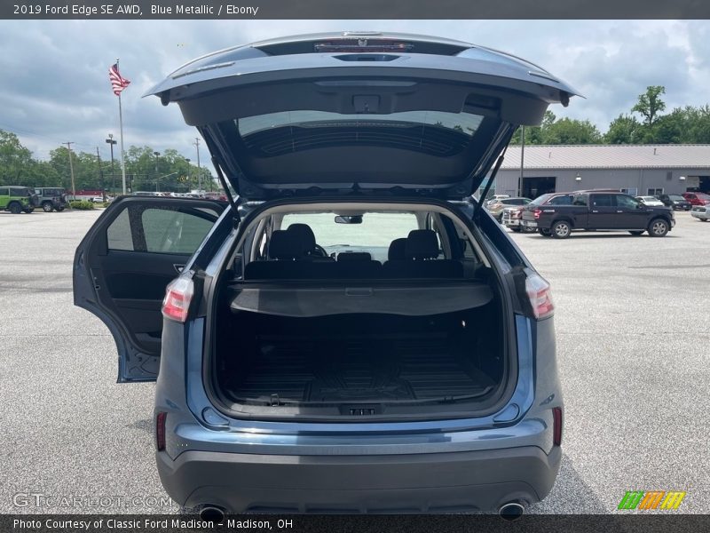 Blue Metallic / Ebony 2019 Ford Edge SE AWD