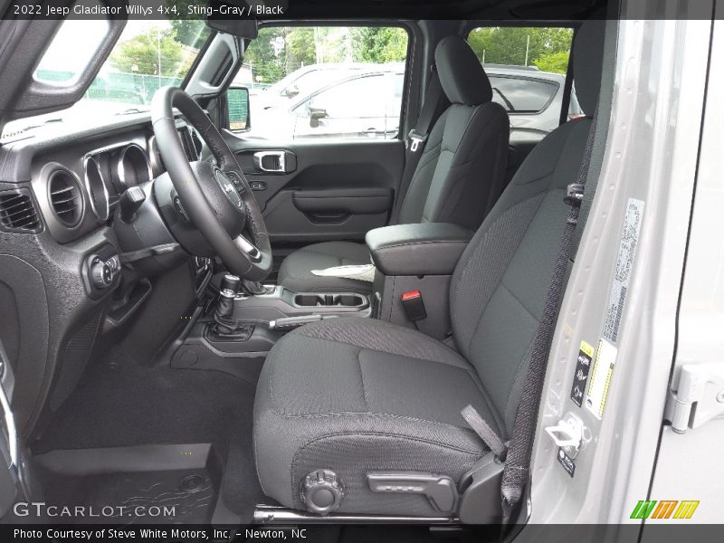 Front Seat of 2022 Gladiator Willys 4x4