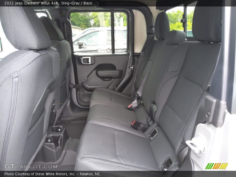 Rear Seat of 2022 Gladiator Willys 4x4