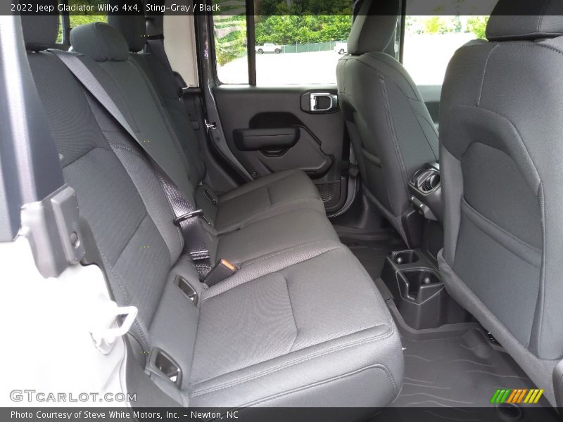 Rear Seat of 2022 Gladiator Willys 4x4