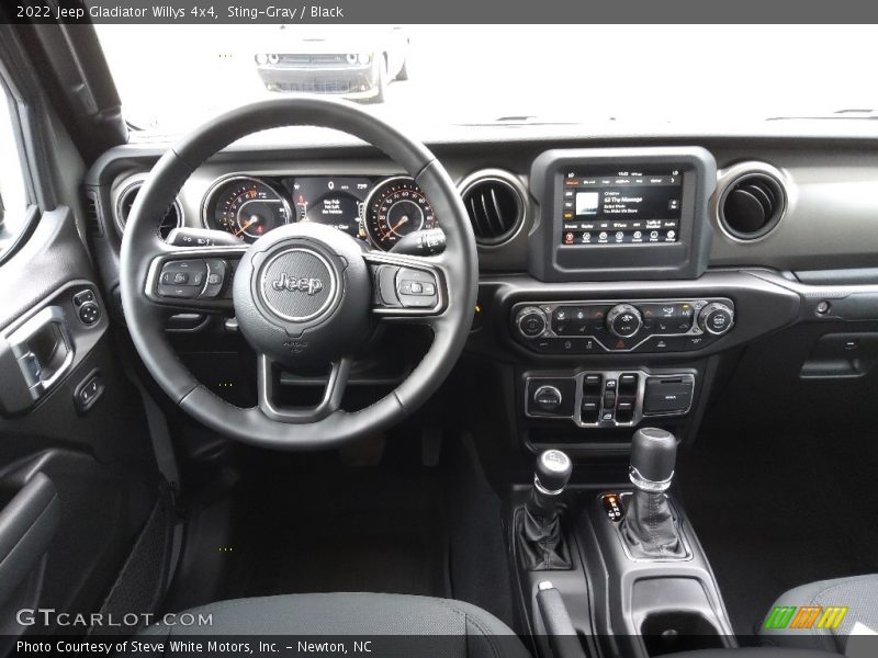 Dashboard of 2022 Gladiator Willys 4x4