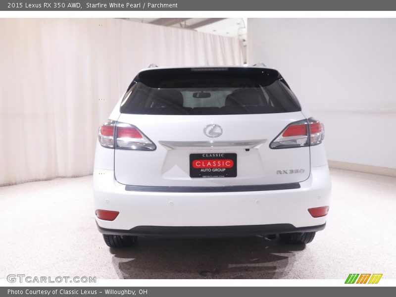 Starfire White Pearl / Parchment 2015 Lexus RX 350 AWD