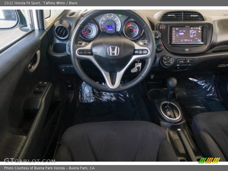 Taffeta White / Black 2012 Honda Fit Sport