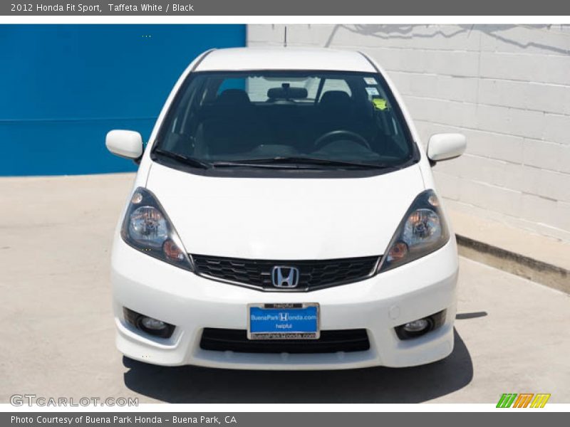 Taffeta White / Black 2012 Honda Fit Sport