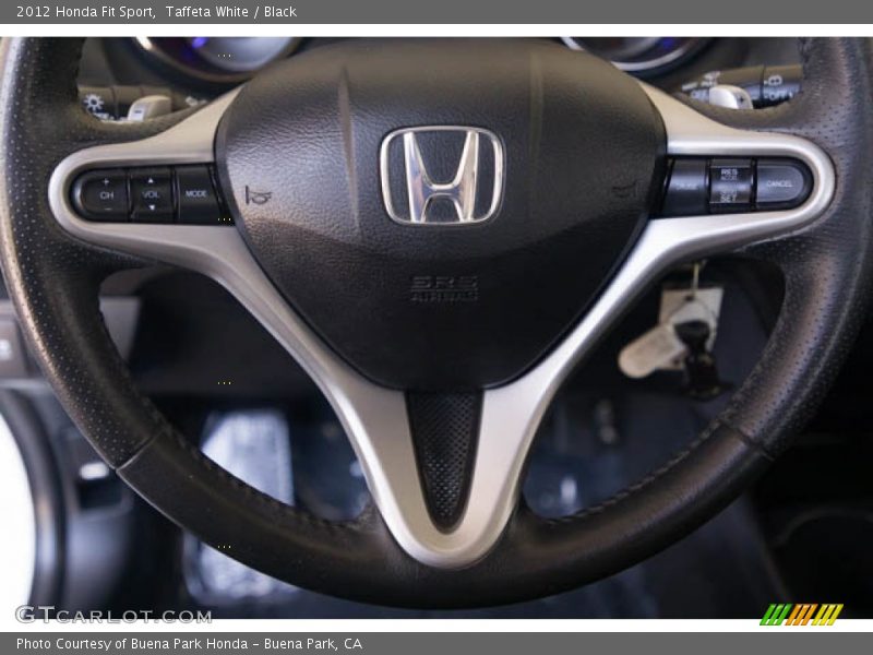 Taffeta White / Black 2012 Honda Fit Sport