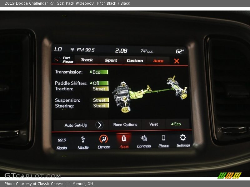 Pitch Black / Black 2019 Dodge Challenger R/T Scat Pack Widebody