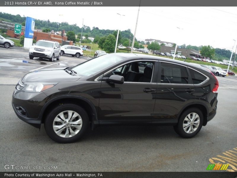 Kona Coffee Metallic / Black 2013 Honda CR-V EX AWD