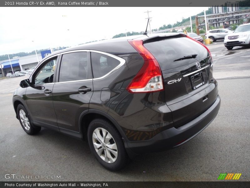 Kona Coffee Metallic / Black 2013 Honda CR-V EX AWD