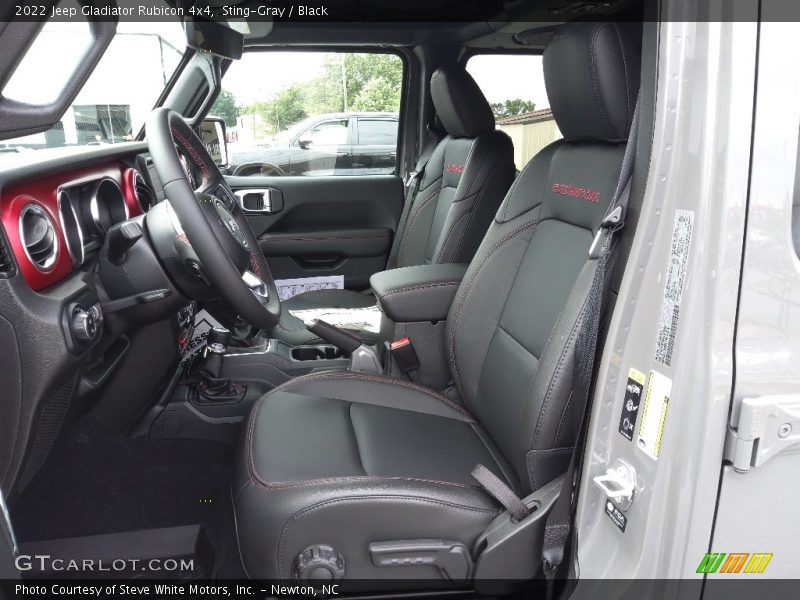 Front Seat of 2022 Gladiator Rubicon 4x4