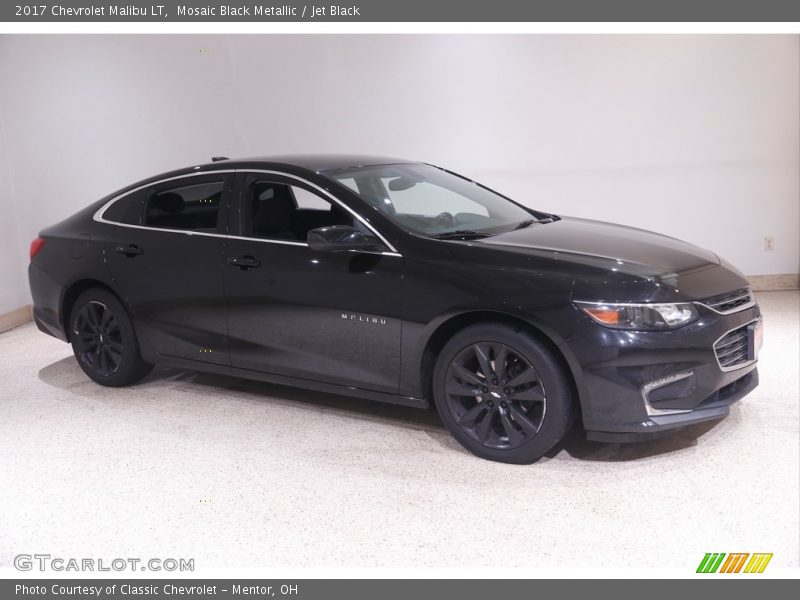 Mosaic Black Metallic / Jet Black 2017 Chevrolet Malibu LT