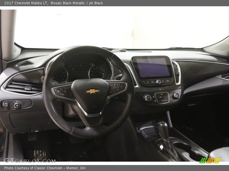 Mosaic Black Metallic / Jet Black 2017 Chevrolet Malibu LT