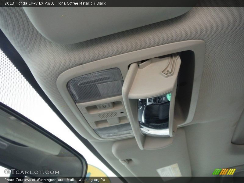 Kona Coffee Metallic / Black 2013 Honda CR-V EX AWD