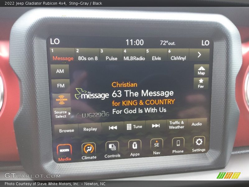 Audio System of 2022 Gladiator Rubicon 4x4