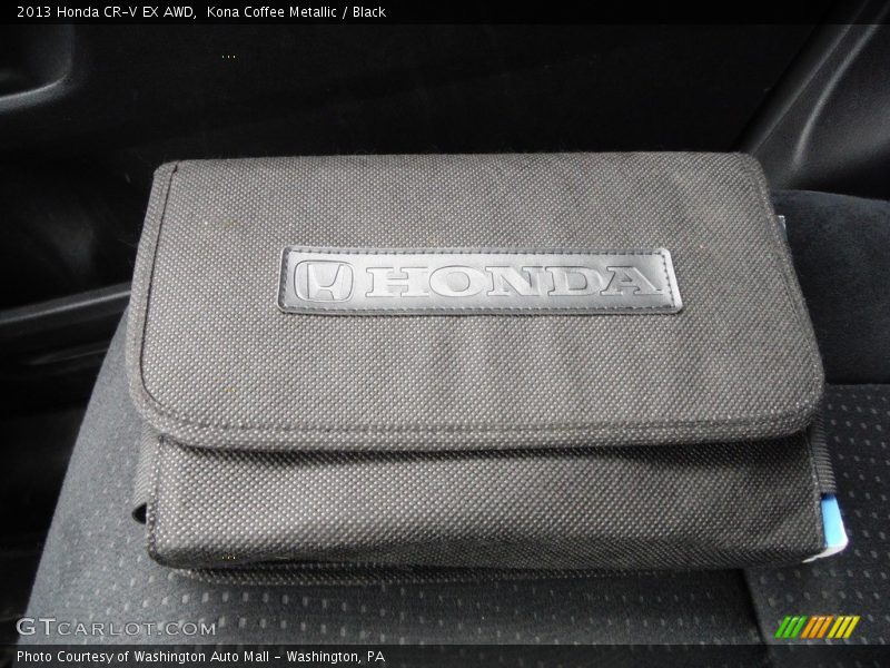 Kona Coffee Metallic / Black 2013 Honda CR-V EX AWD
