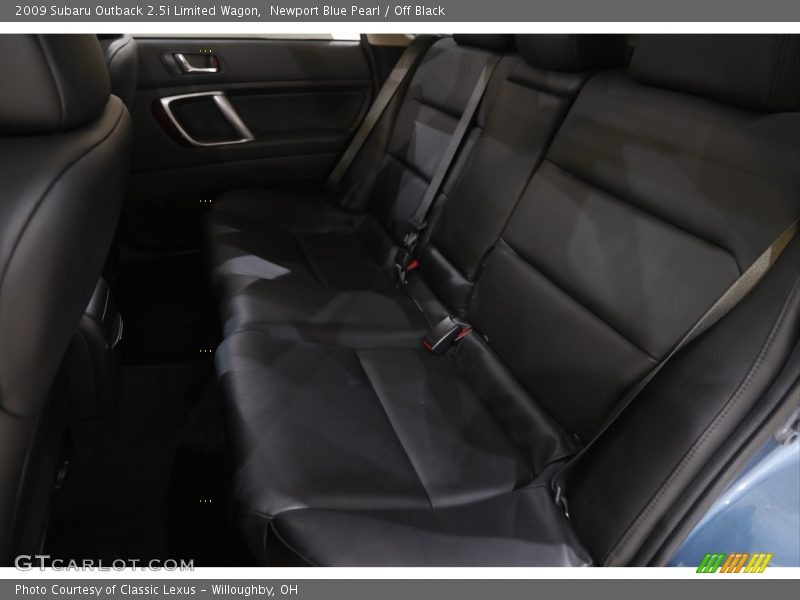 Newport Blue Pearl / Off Black 2009 Subaru Outback 2.5i Limited Wagon