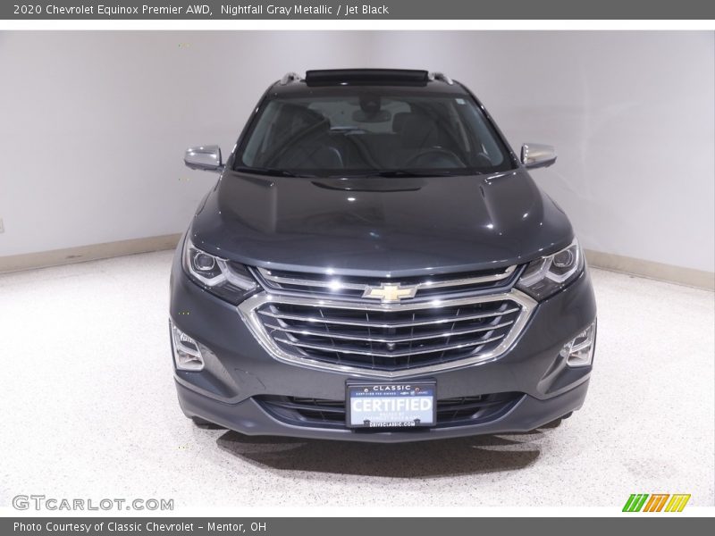Nightfall Gray Metallic / Jet Black 2020 Chevrolet Equinox Premier AWD