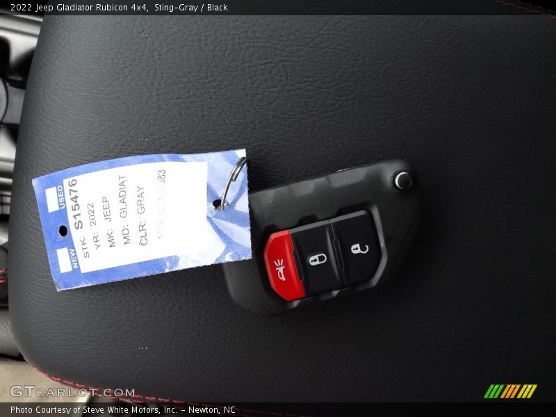 Keys of 2022 Gladiator Rubicon 4x4