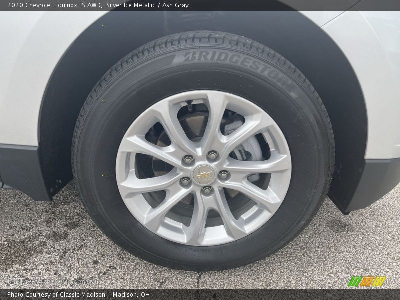 Silver Ice Metallic / Ash Gray 2020 Chevrolet Equinox LS AWD