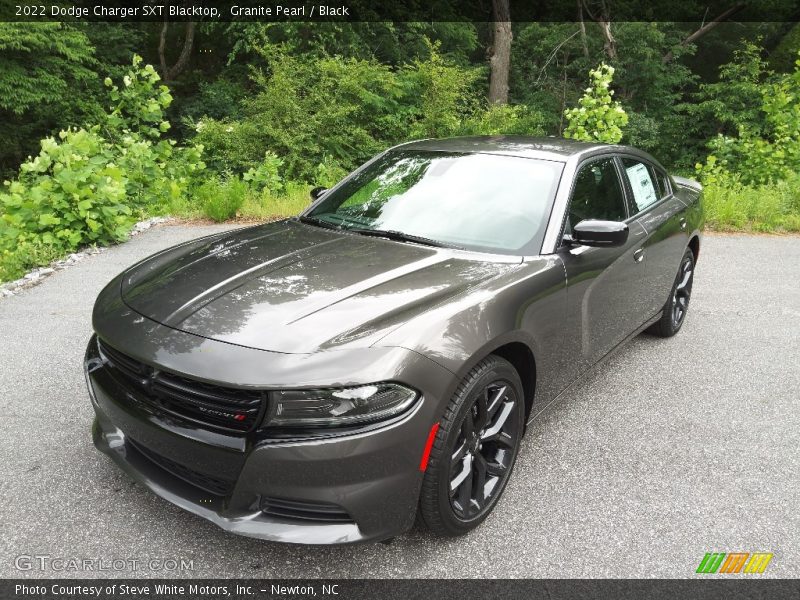 Granite Pearl / Black 2022 Dodge Charger SXT Blacktop